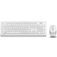 Комплект клавиатура + мышь A4Tech Fstyler FG1010 (белый/серый) фото 1